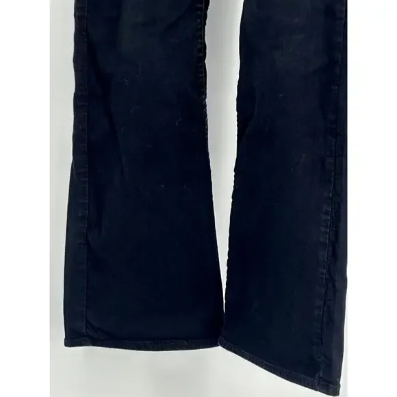 Levi’s Women’s 30 Curvy Bootcut Jeans Black Mid Rise Stretch Flare Denim Classic - Picture 4 of 11